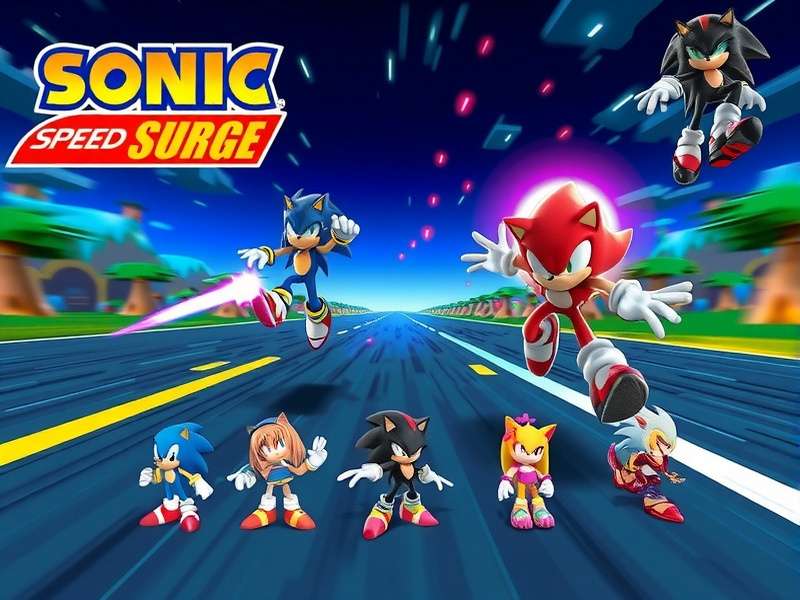 Sonic Speed Surge feature showcase highlighting game mechanics