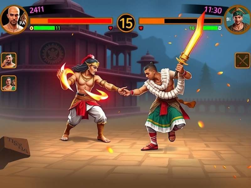 Kamakhya Warriors - Diverse Character Roster Kamakhya Warriors character selection screen