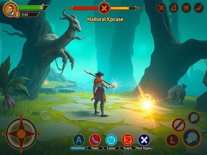 Anise Explorer S Odyssey - Dynamic Combat System Anise Explorer S Odyssey combat scene showing character using special abilities