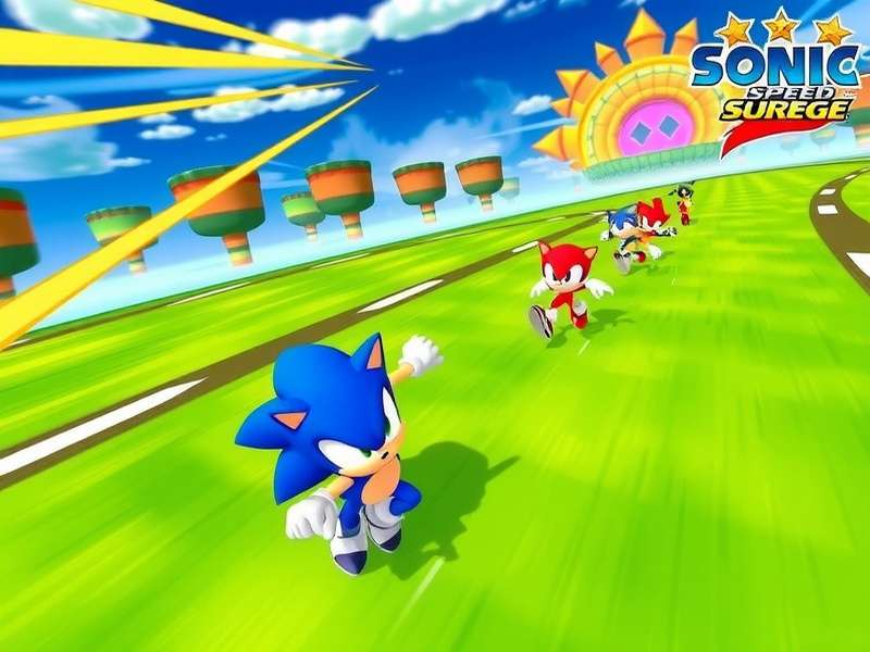 Sonic Speed Surge character lineup showing diverse roster