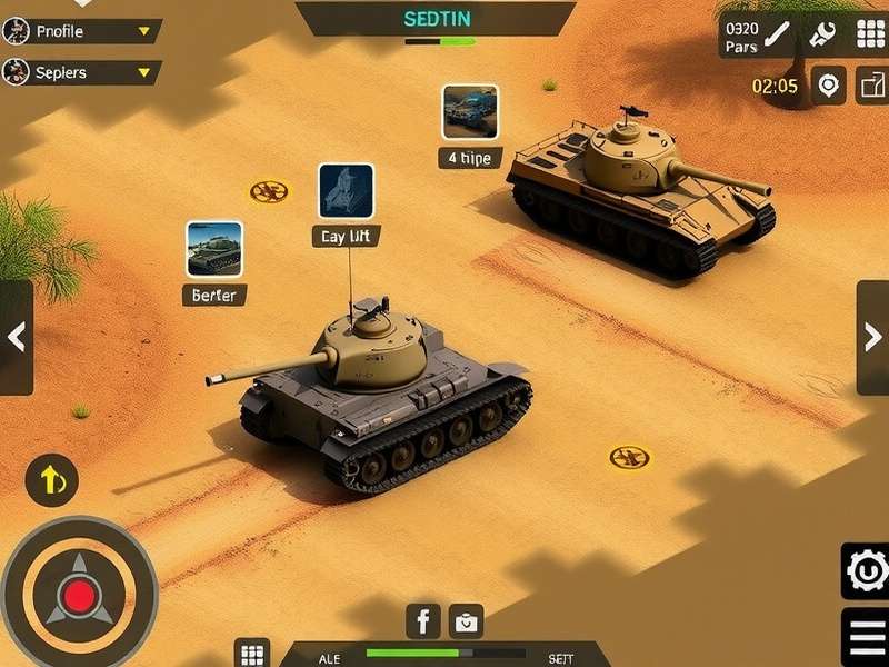 Strategic Map Positions in Desi Tank Fury Desi Tank Fury strategy map showing tactical positions