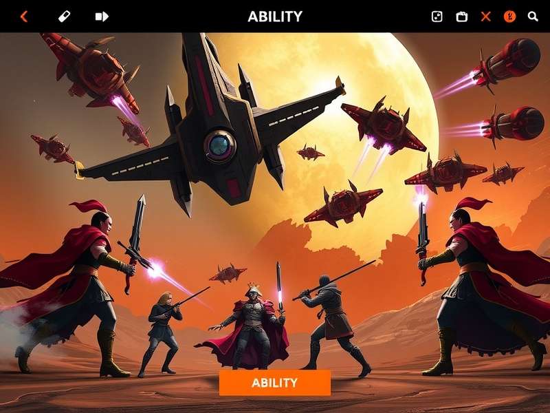 Interstellar Gladiators ability customization interface