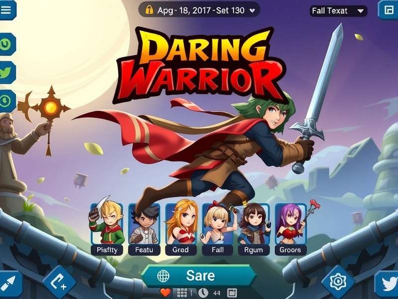 Daring Warrior Gameplay Action