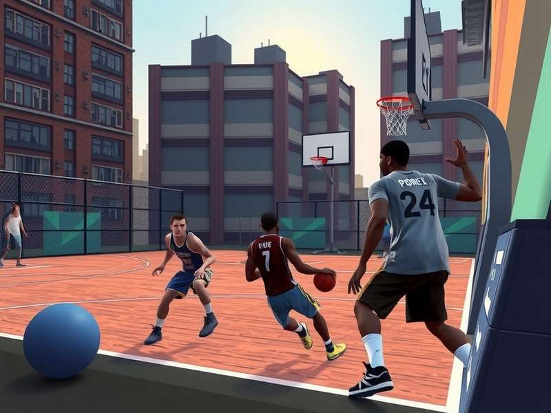 Slumzone Hoop Star development team working on game design