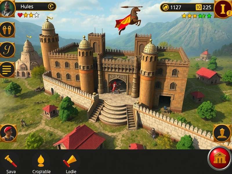 Golconda Warrior Legends kingdom management interface