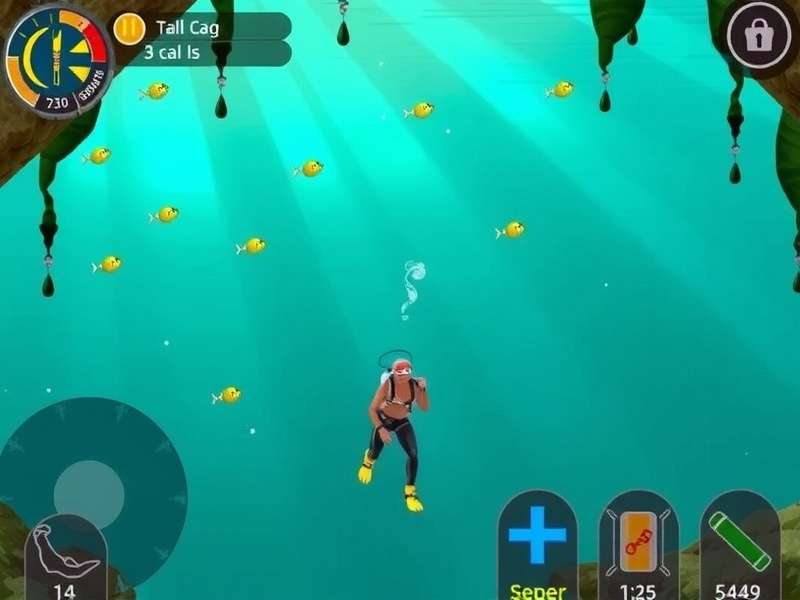 Dive For Gold character progression and equipment upgrades