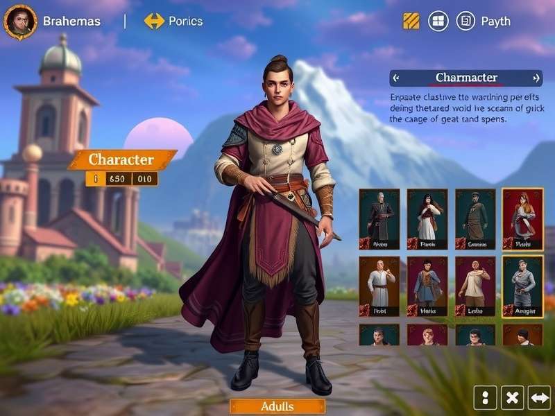 Desi Fennel Fantasy gameplay screenshot showing character customization
