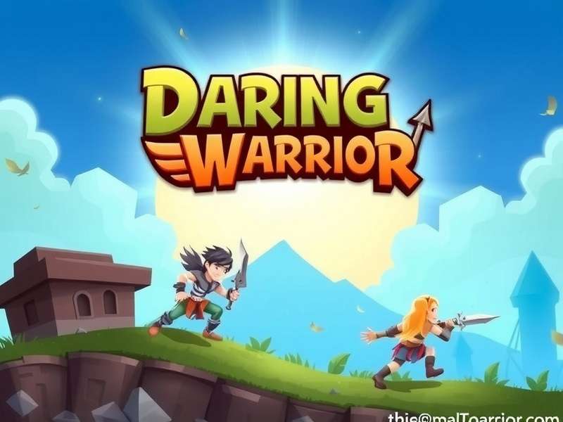 Daring Warrior Game Main Screen