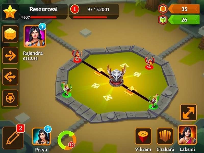 Chai Kingdom Legends gameplay screenshot showing resource management interface
