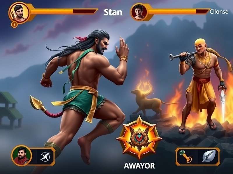 Kamakhya Warriors - Intense Combat Gameplay Kamakhya Warriors gameplay screenshot showing character combat