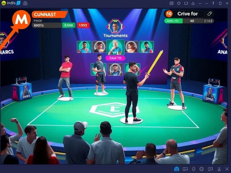 Game19 India Rivals tournament stage with professional players competing