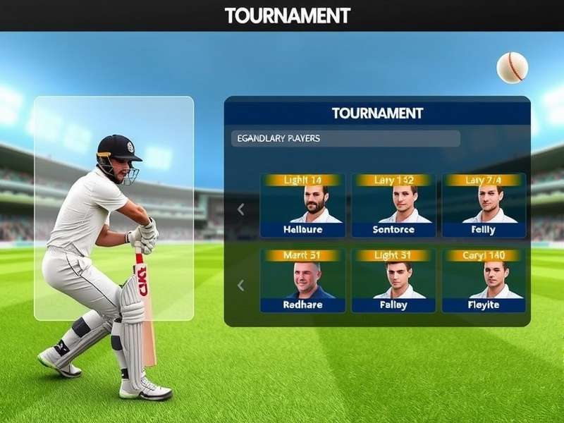 Cricket Legends Unite legendary players collection screen