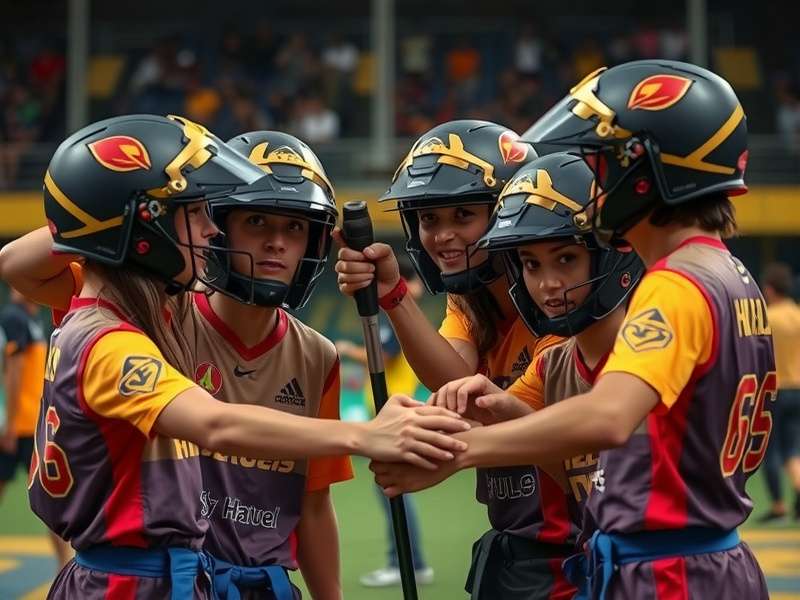 Hubli Heroic Challengers Victory Celebration Hubli Heroic Challengers team celebration after tournament victory