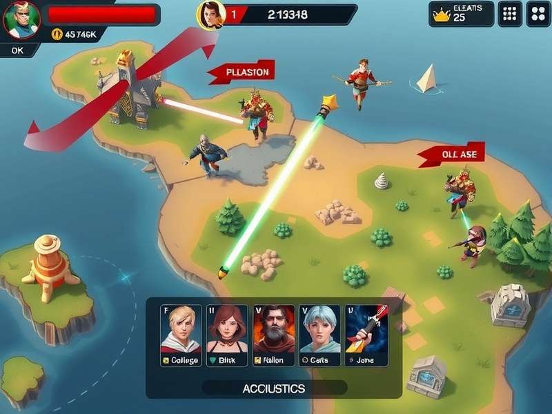 Basti Battler gameplay screenshot showing strategic map view