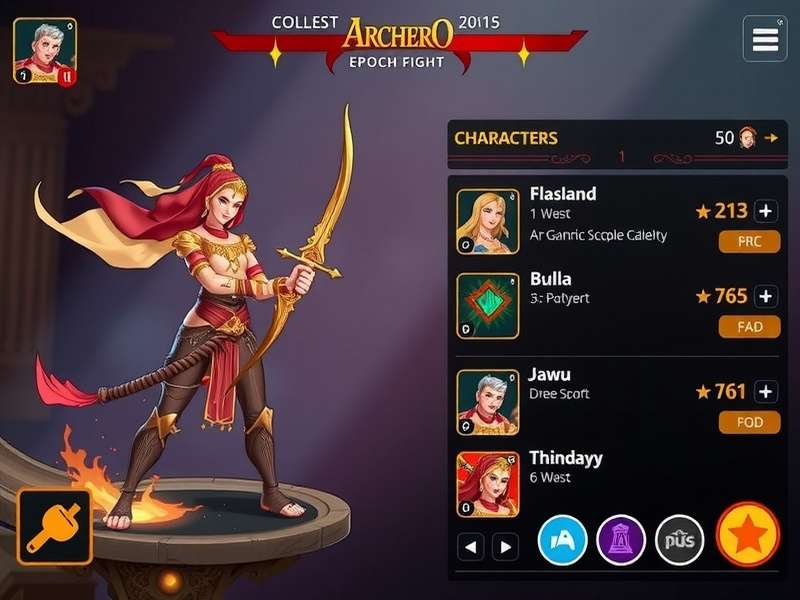 Archero India Epoch Fight gameplay screenshot showing character in action