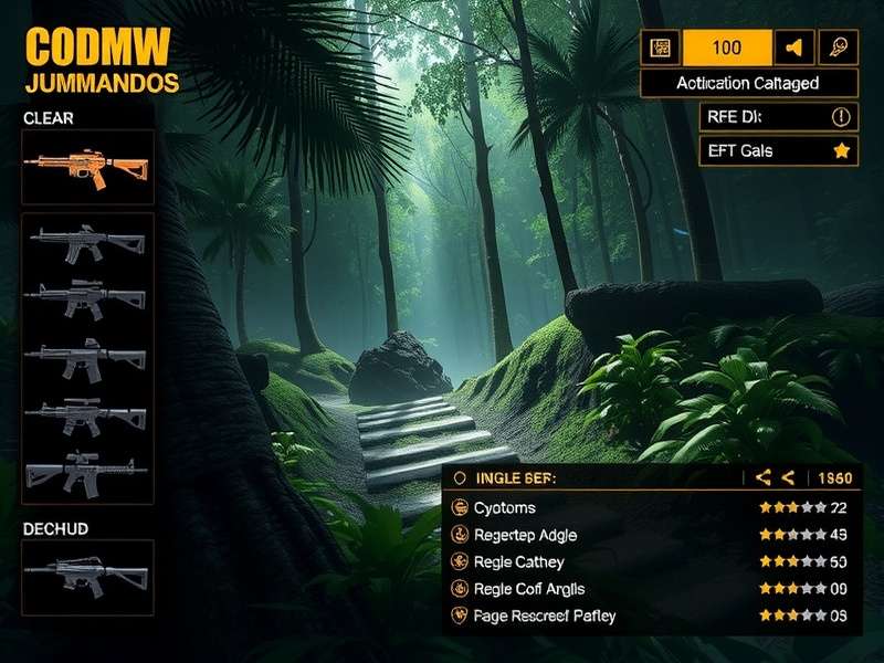 CODMW Jungle Commandos tactical map overview