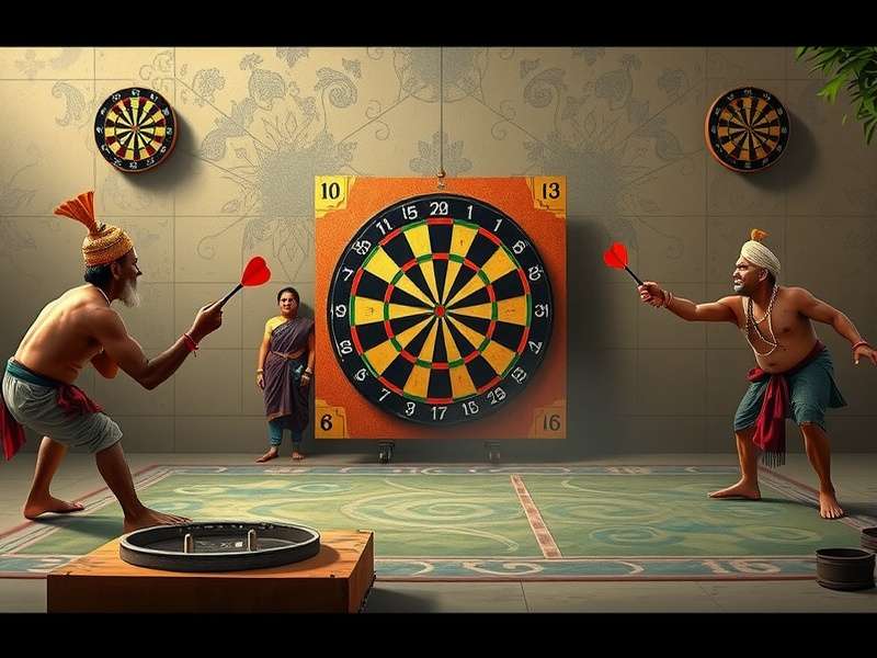 Proper throwing technique in Bharat Dart King