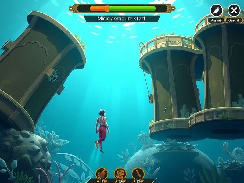 Aquatic Adventure Awaits character interaction scene