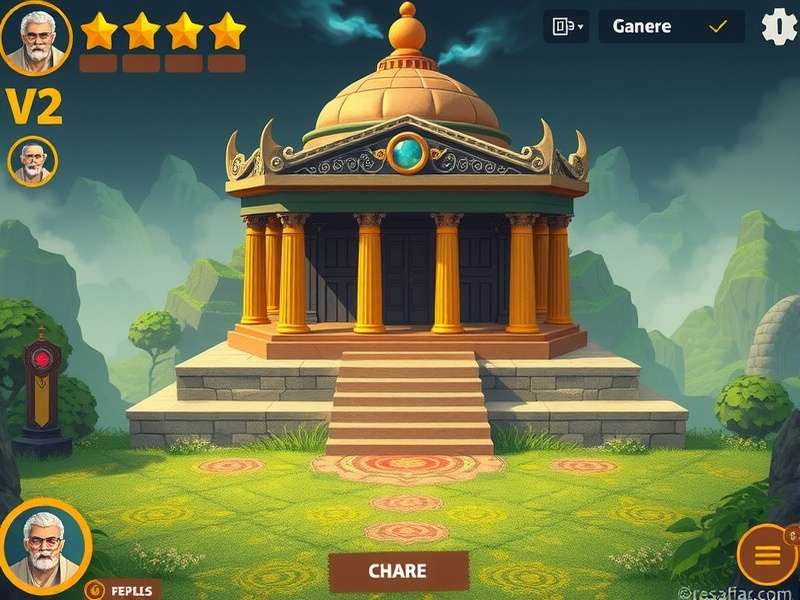 Temple Guardian Master gameplay screenshot showing temple defense