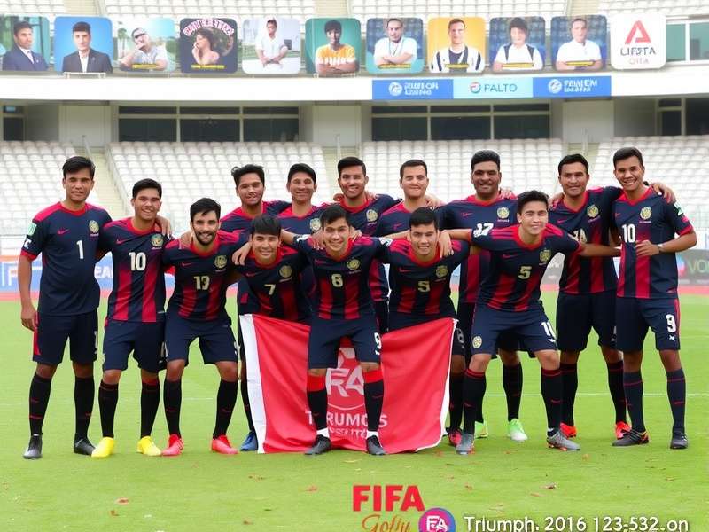 FIFA Triumph Goa Gladiators Championship Win FIFA Triumph Goa Gladiators team celebration