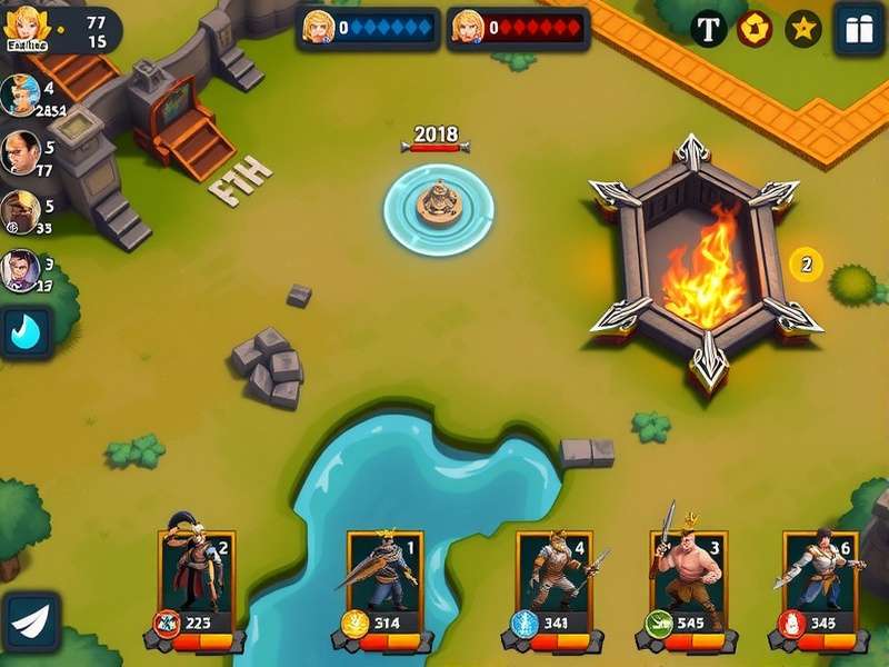 Champion S Crown map overview showing different zones