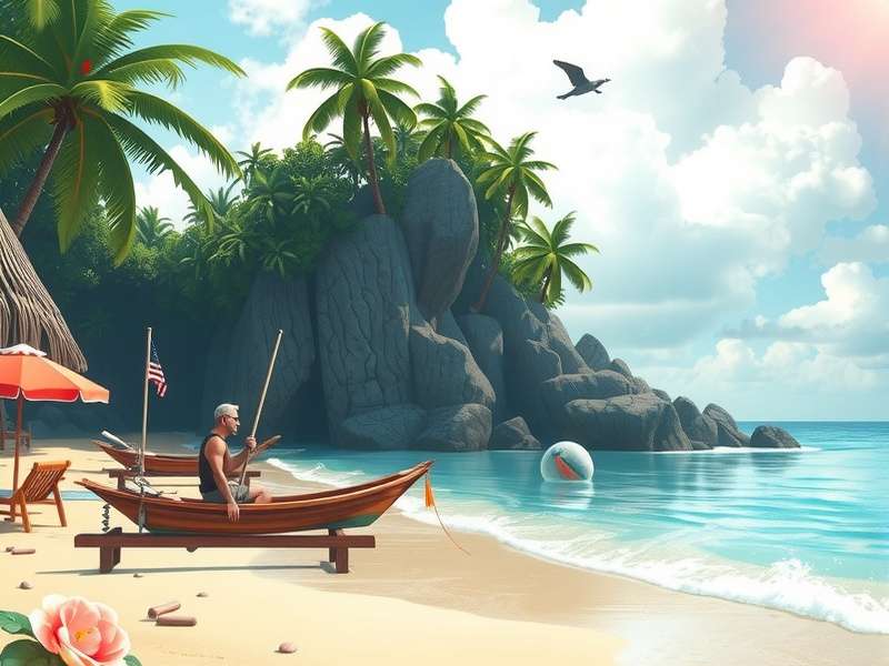 Bright Beach Bliss development team working on game design