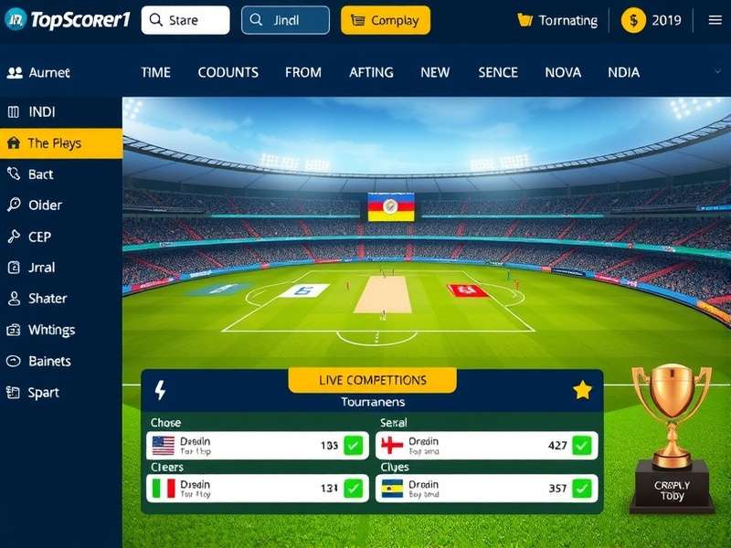 Top Scorer1 IND championship trophy and rewards system