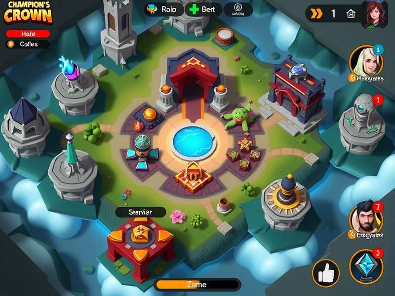 Champion S Crown character selection screen