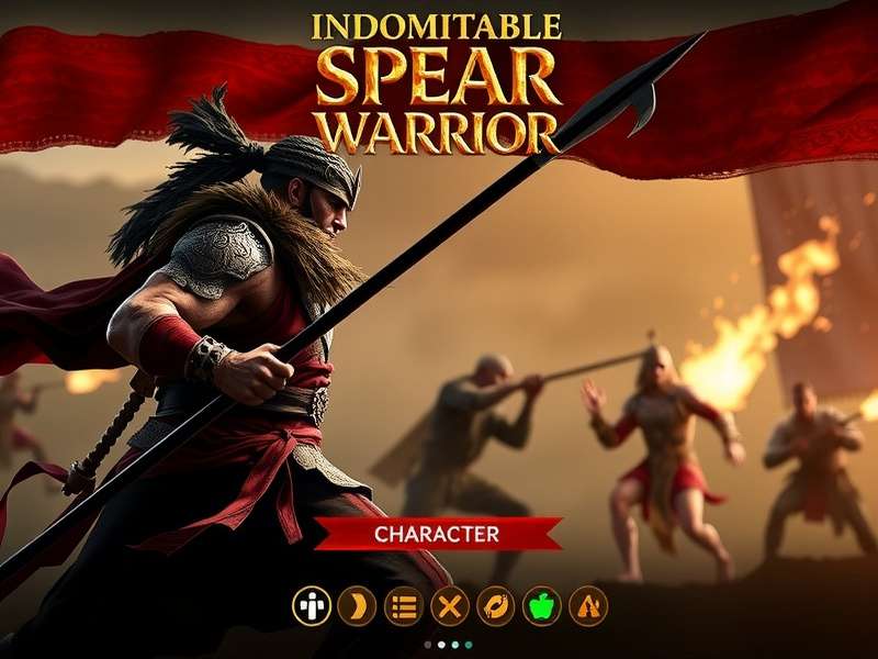 Indomitable Spear Warrior gameplay screenshot showing combat