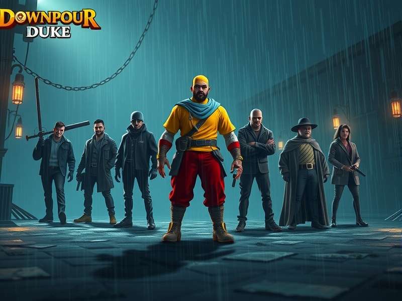 Downpour Duke development team working on game design