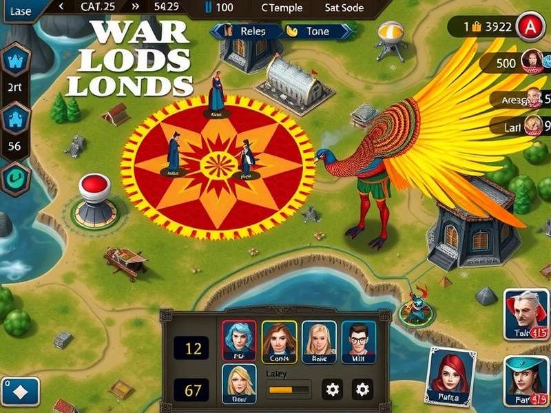 Peacock War Lords character customization options