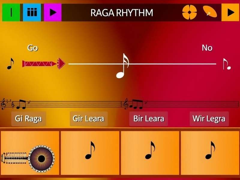 Development team working on Raga Rhythm with Indian classical musicians