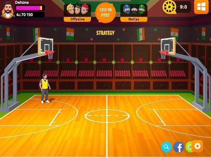 Desi Dribble Dunk character customization screen showing diverse Indian-inspired outfits