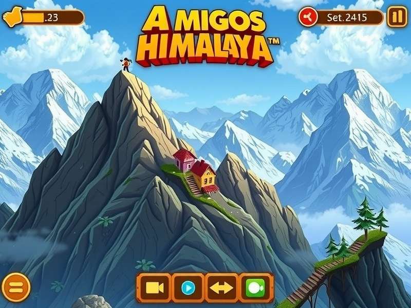 Adventure Amigos Himalaya visual design and art style