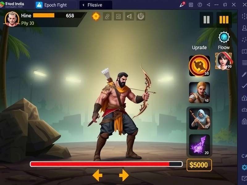 Archero India Epoch Fight character selection screen