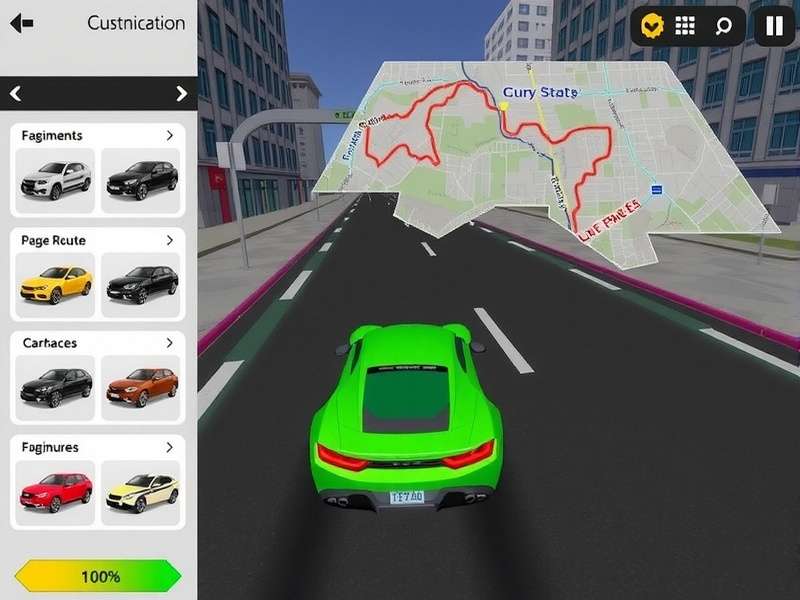 Consignment Sprint Star map showing multiple route options