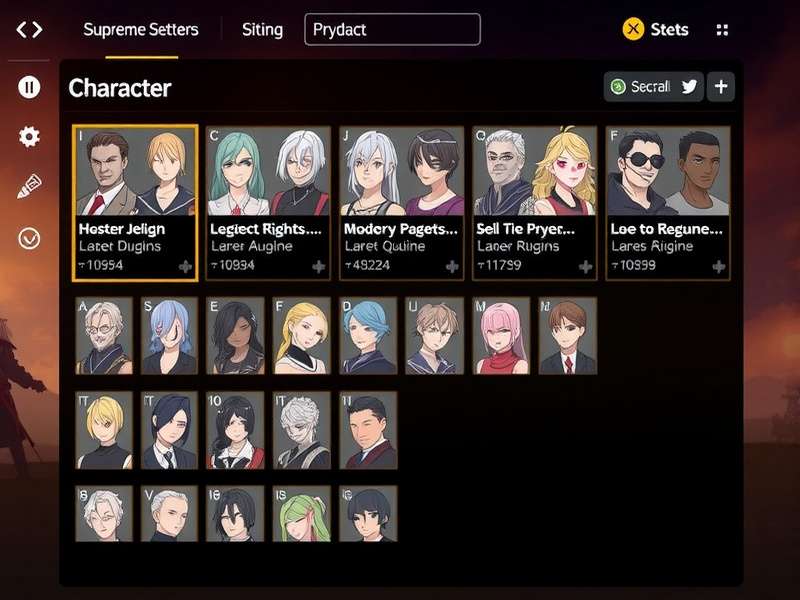 Supreme Setters Character Roster