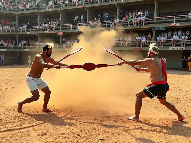India Paddle Gladiators championship match with large audience