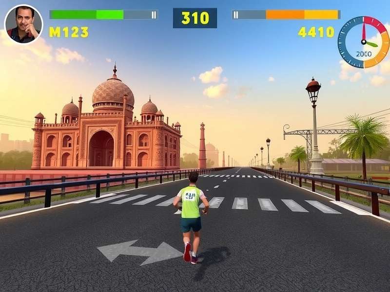 Mumbai Marathoner Game Screenshot