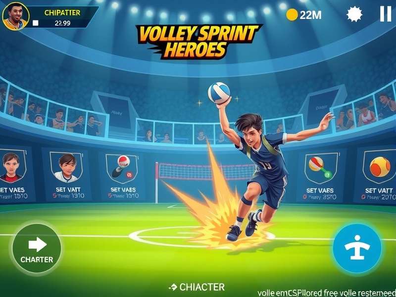 Volley Sprint Heroes Championship Event Volley Sprint Heroes esports tournament scene