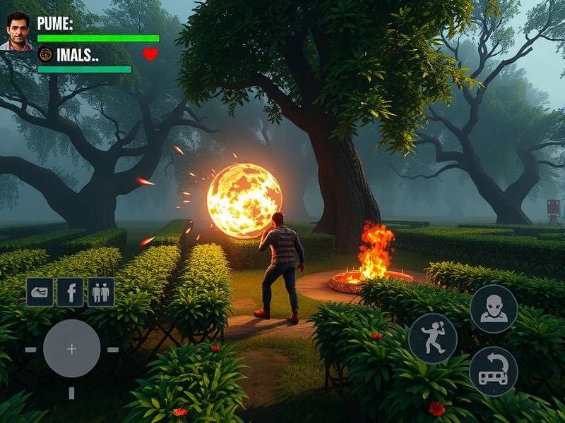 Assam Warzone Titans gameplay screenshot showing battle in tea garden