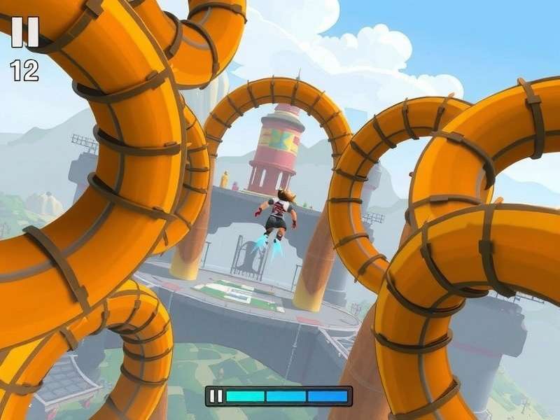 India Helix Fly Hero control interface and gameplay mechanics