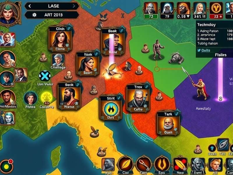 Cumin Supreme Sovereign gameplay screenshot showing strategic map interface