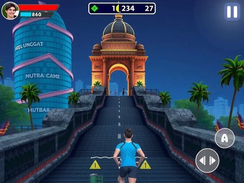 Mumbai Marathoner Gameplay Action