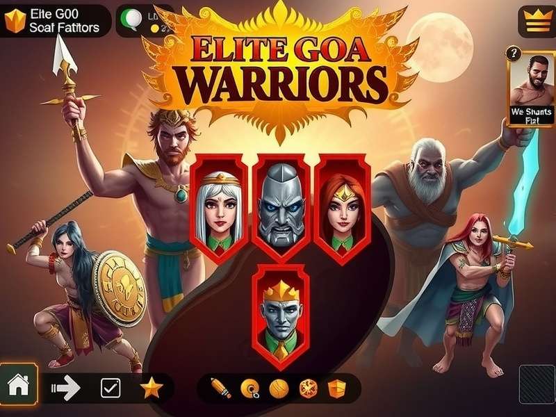 Elite Goa Warriors gameplay screenshot showing character selection