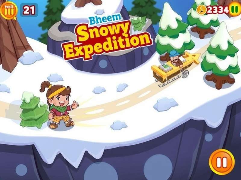 Bheem Snowy Expedition level gameplay