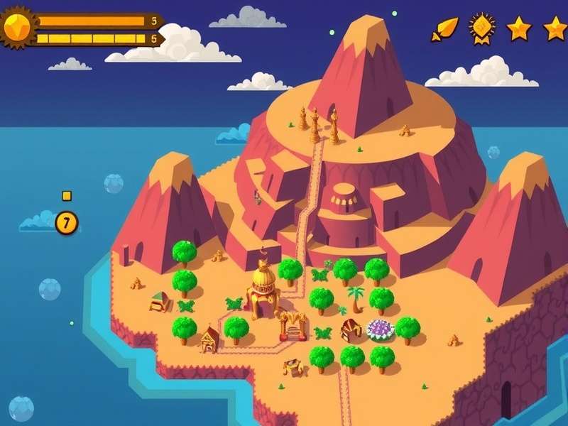 Pixel Mahal Treasure Trove world map