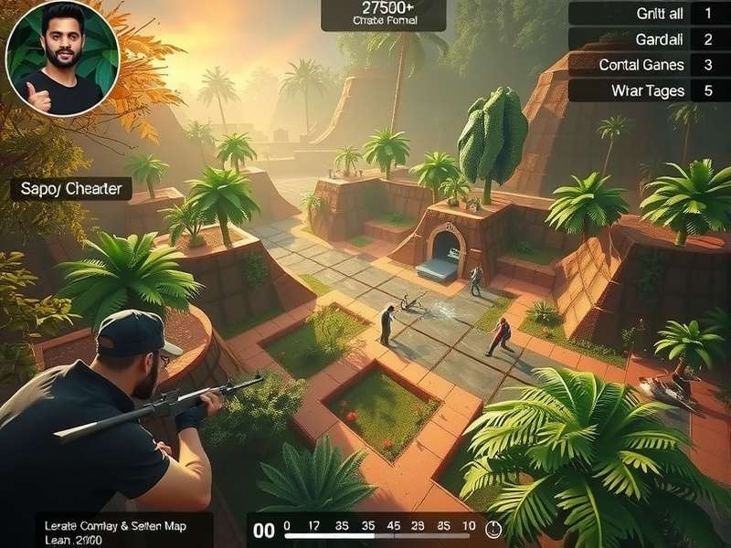 Bharat CSGO Jungle Fury gameplay screenshot showing jungle combat