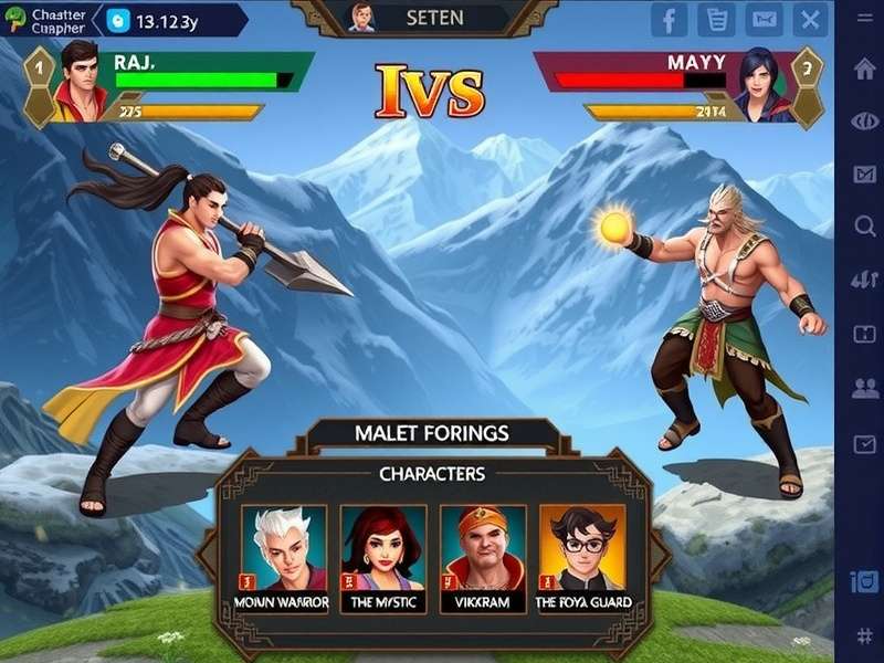 Character Raj - The Mountain Warrior from Mountain Brawl Champion