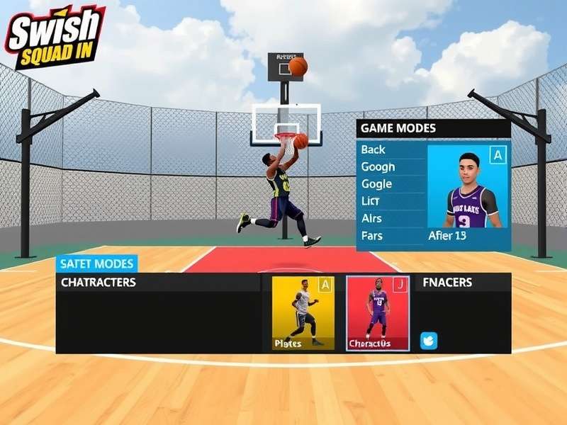 Swish Squad IN character customization screen